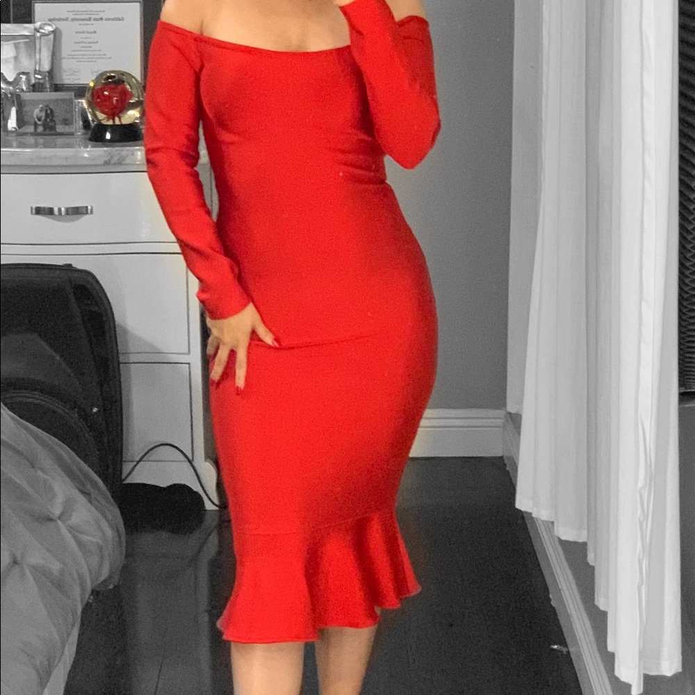 Bandage Red Dress